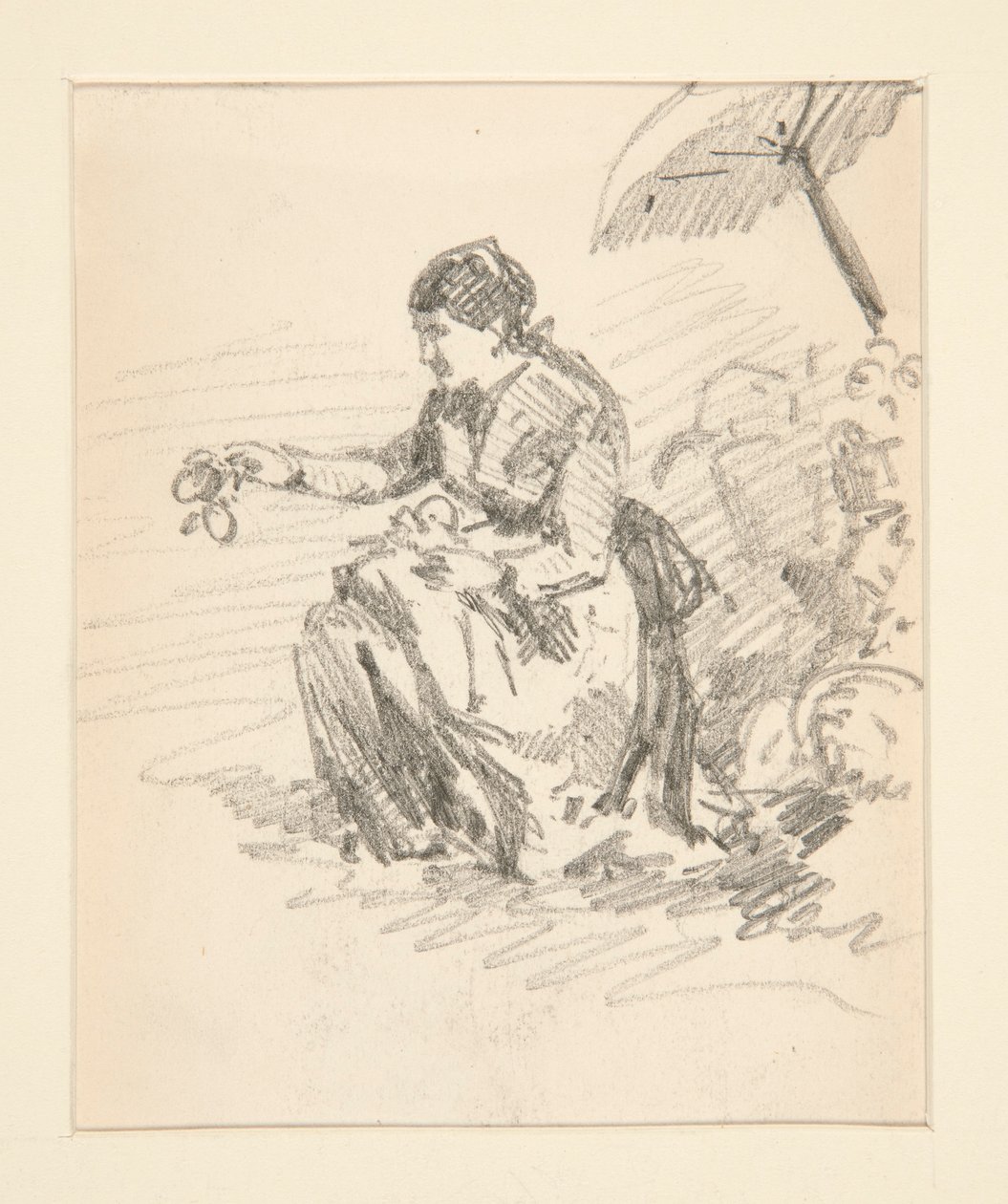 Figura de mujer sentada de John Singer Sargent