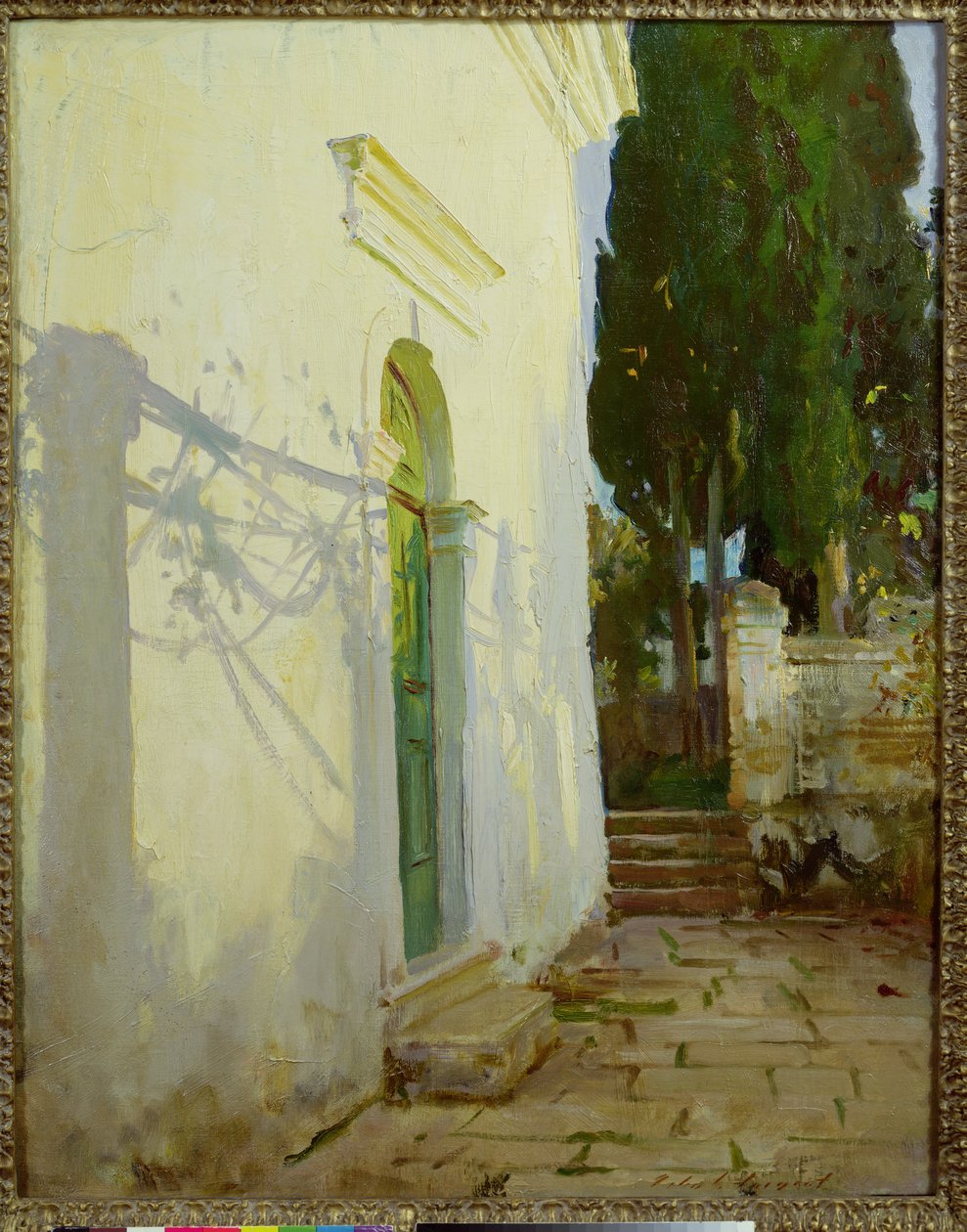 Sombras en una pared en Corfú de John Singer Sargent