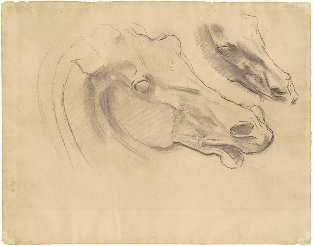 Estudios para Apolo en su Carro con las Horas, 1922-1925 de John Singer Sargent