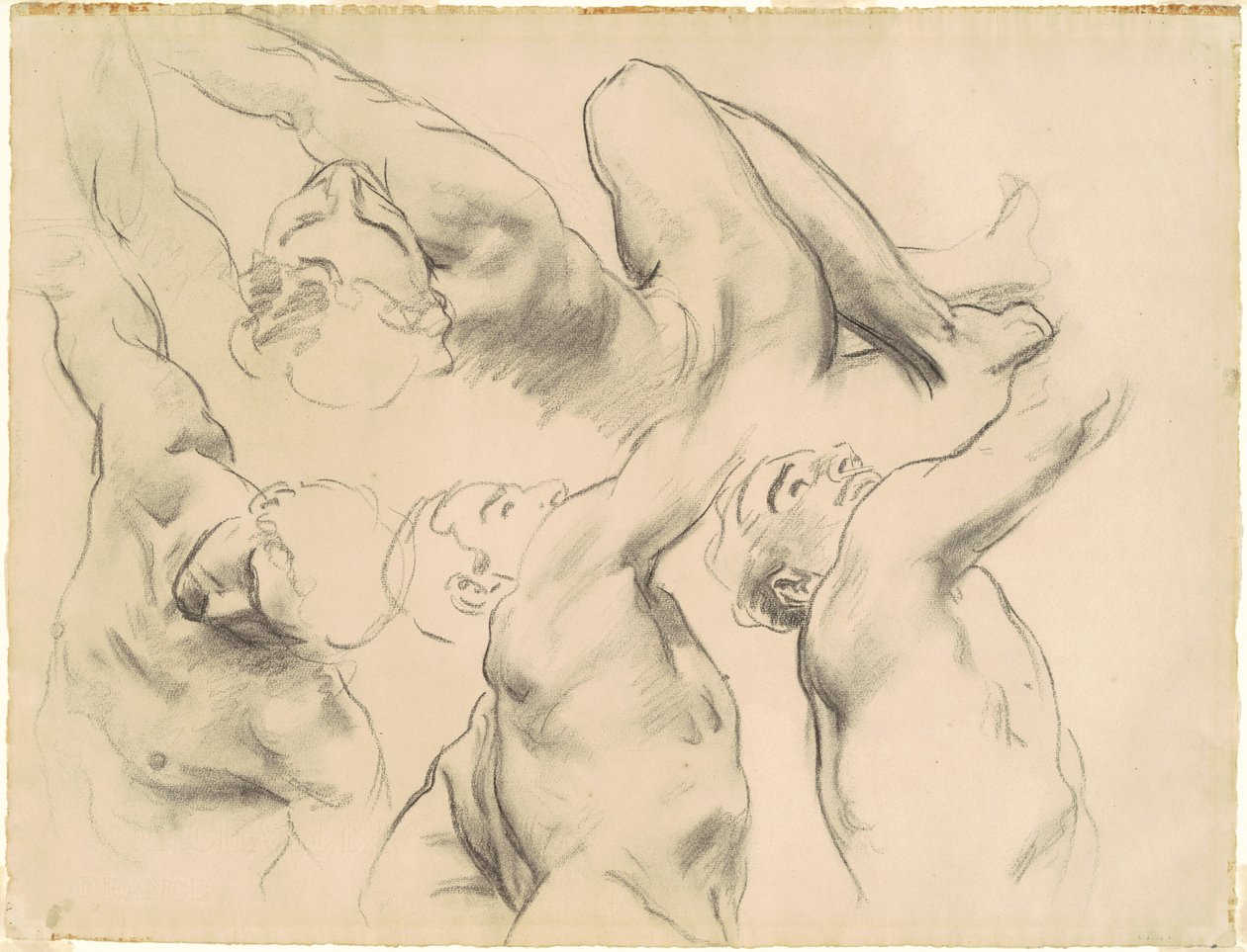 Estudios para "Cielo" y "Infierno" de John Singer Sargent