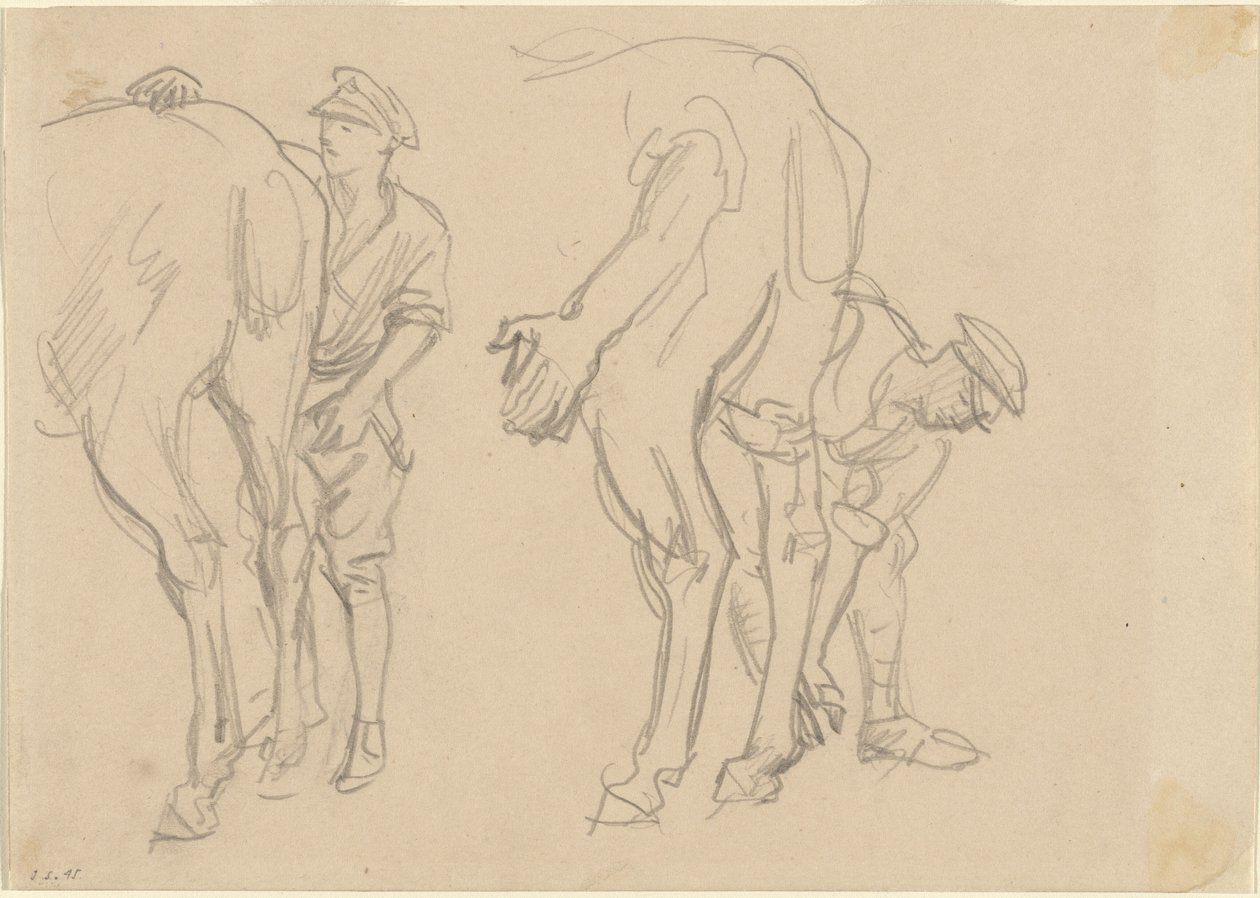 Estudios para "Scots Grey" de John Singer Sargent