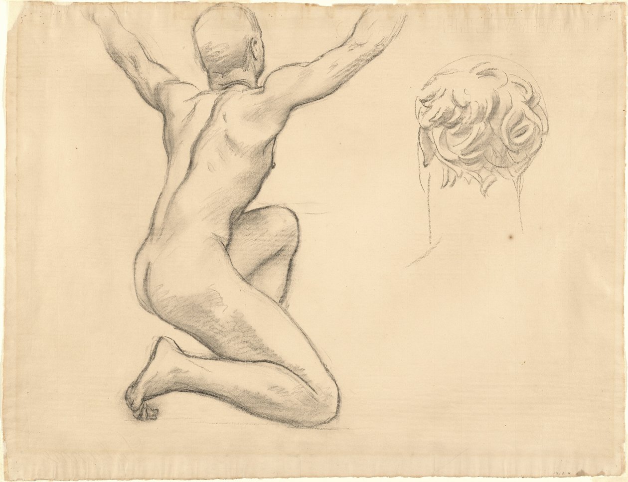 Estudios para "La revelación de la verdad" de John Singer Sargent