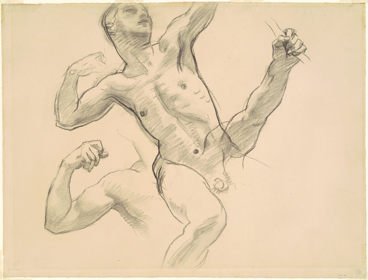 Estudios de Aquiles para "Quirón y Aquiles" de John Singer Sargent