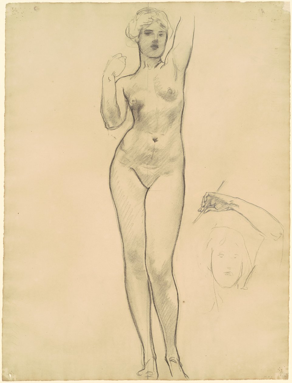 Estudios de Afrodita para Afrodita y Eros, 1919-1920 de John Singer Sargent
