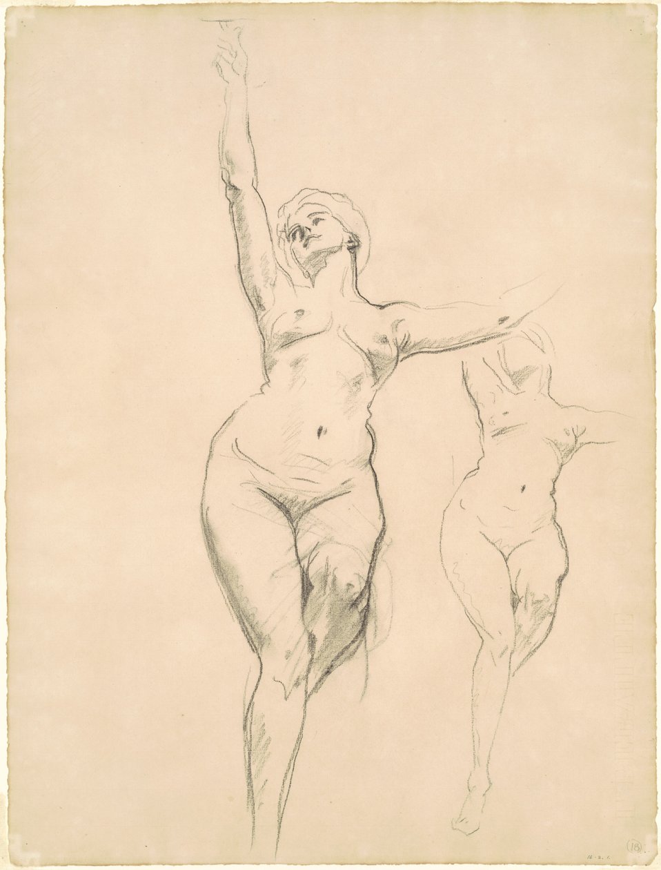 Estudios de la Victoria para la Muerte y la Victoria, 1920-1922 de John Singer Sargent