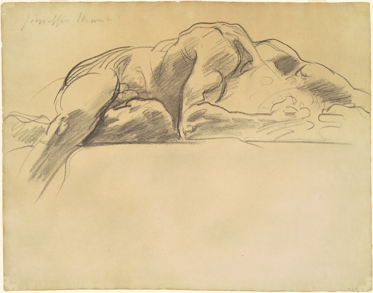Estudio para "El infierno" de John Singer Sargent