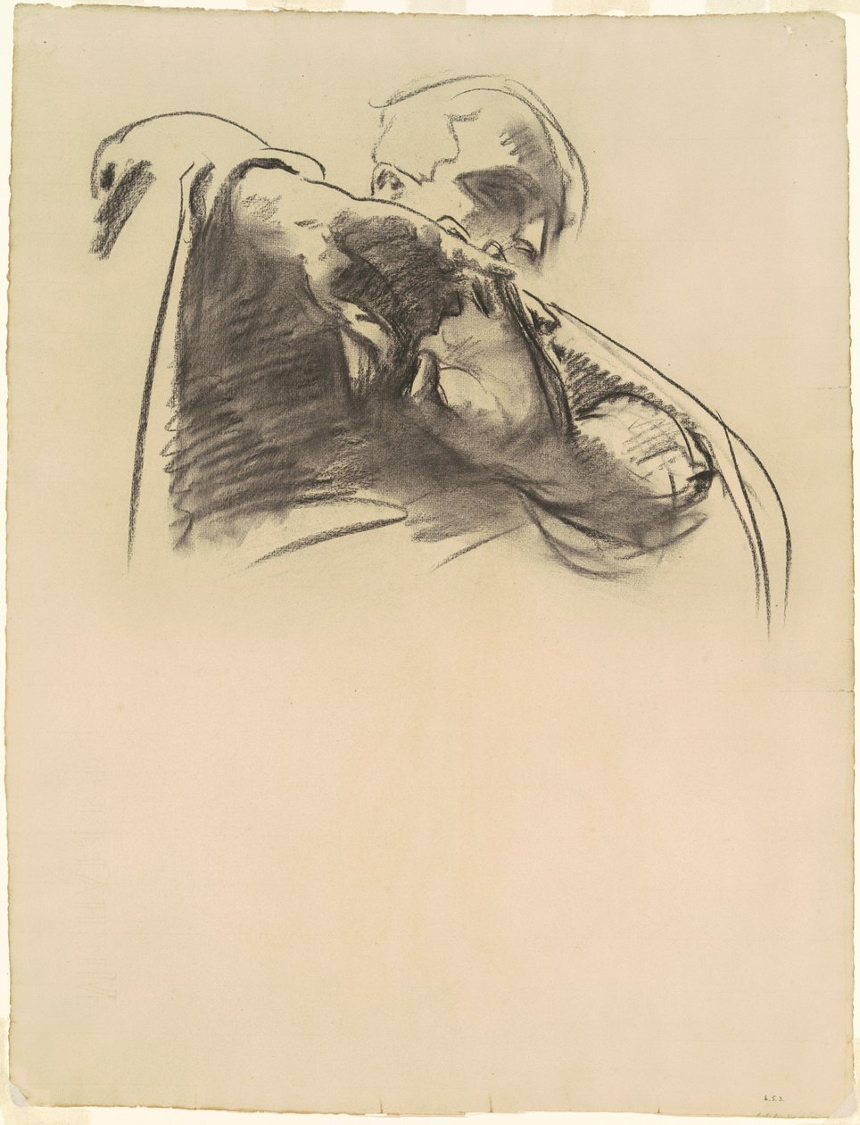 Estudio para "La crucifixión y muerte de Nuestro Señor" de John Singer Sargent