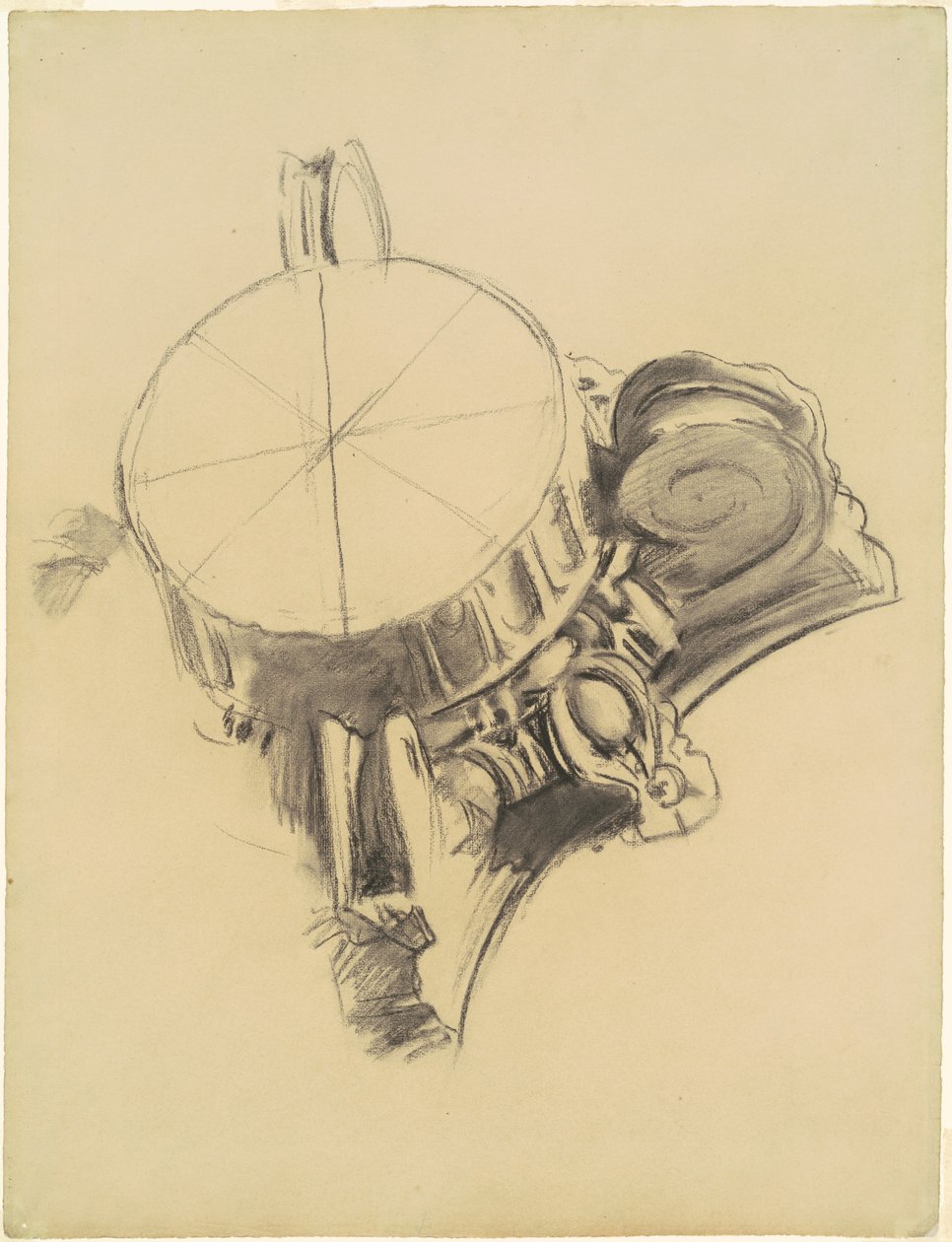 Estudio para "La caída de Gog y Magog" de John Singer Sargent