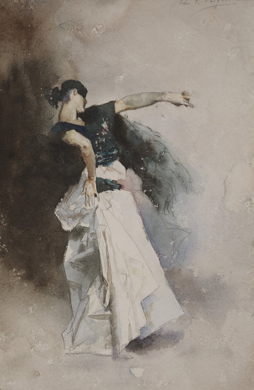 Estudio para "La Bailarina Española" de John Singer Sargent