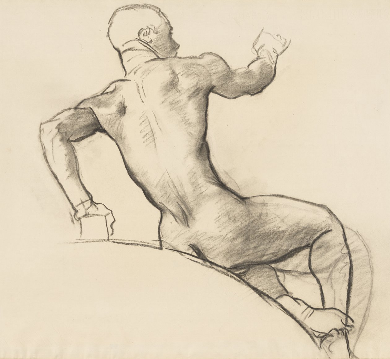 Estudio para una cartela sobre la Música, rondel, rotonda, Museum of Fine Arts, Boston de John Singer Sargent