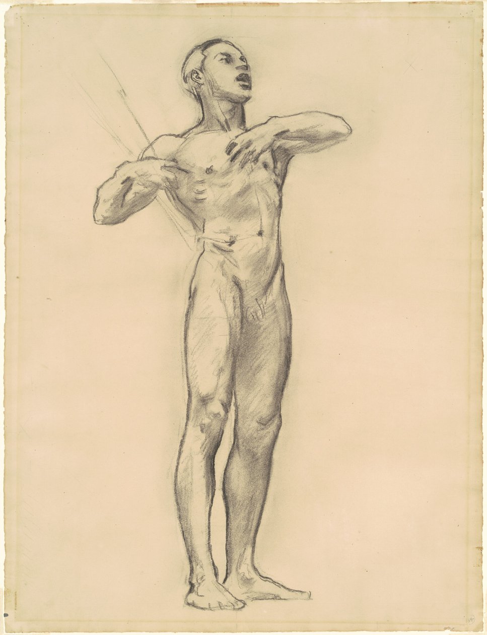 Estudio de Orfeo para "Arte clásico y romántico" de John Singer Sargent