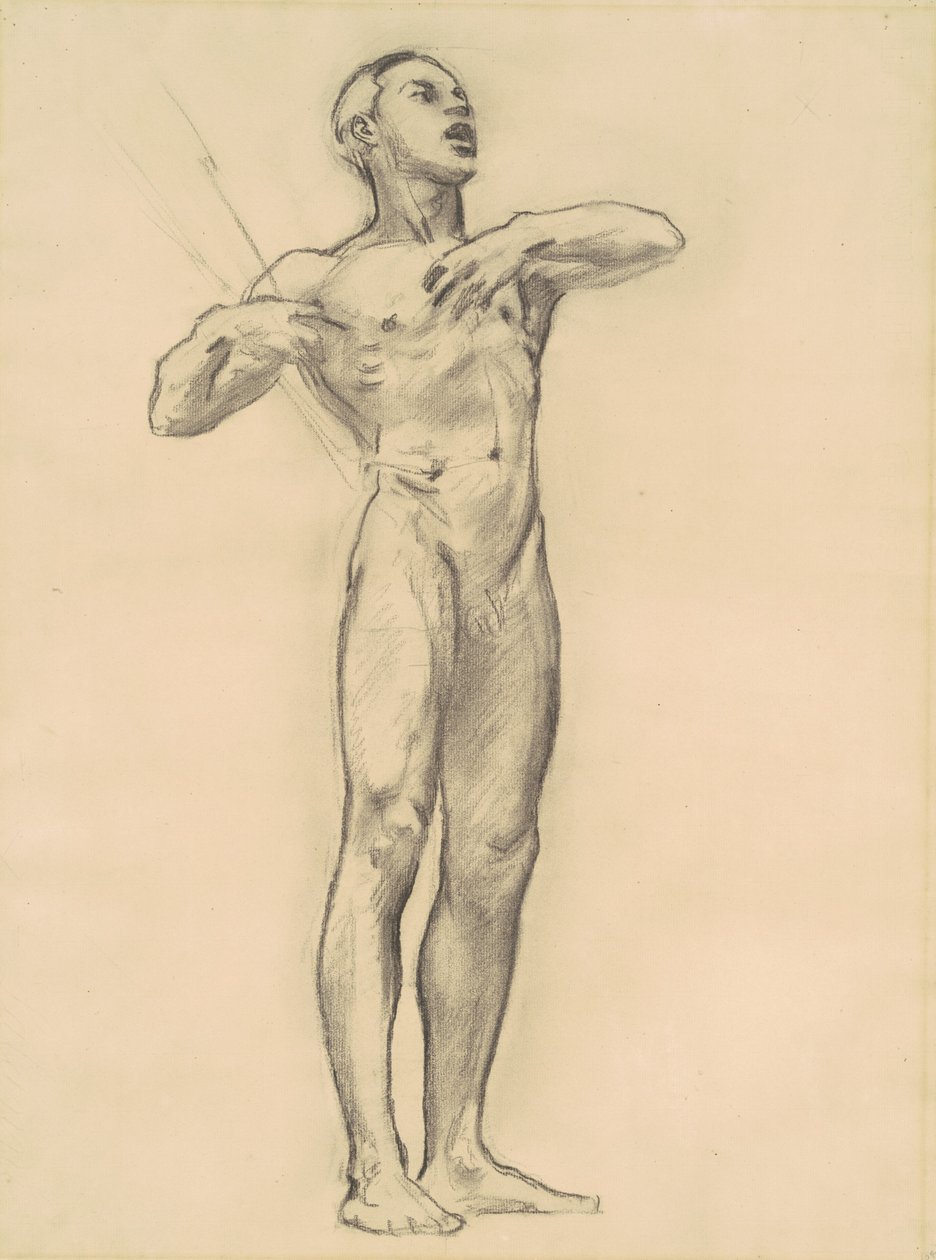 Estudio de Orfeo para Arte Clásico y Romántico, c. 1921 de John Singer Sargent