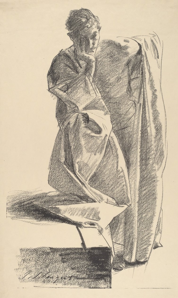 Estudio de un Joven de John Singer Sargent