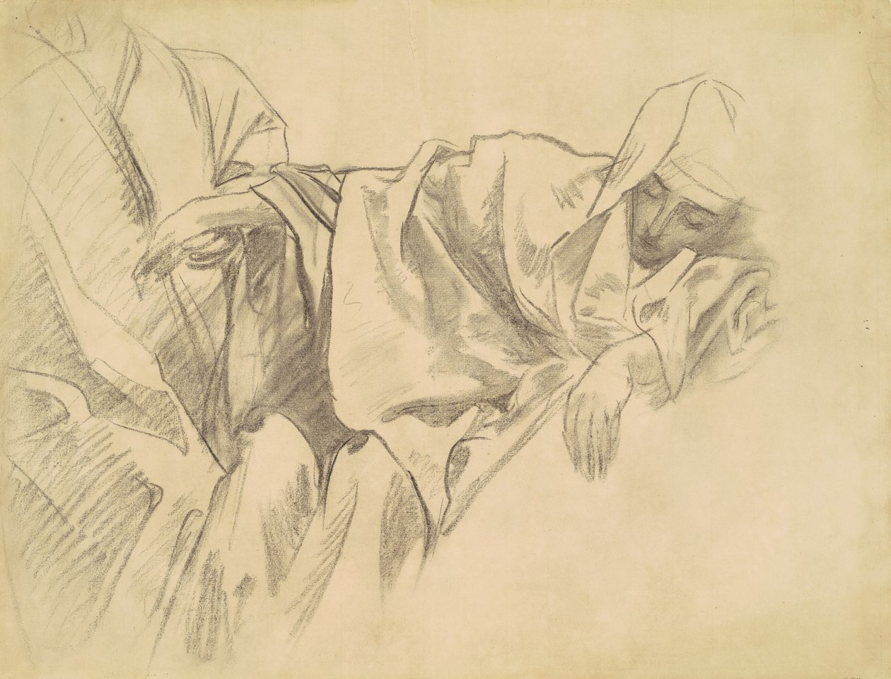 Estudio de la Crucifixión para los Quince Misterios del Rosario, 1903-1916 de John Singer Sargent