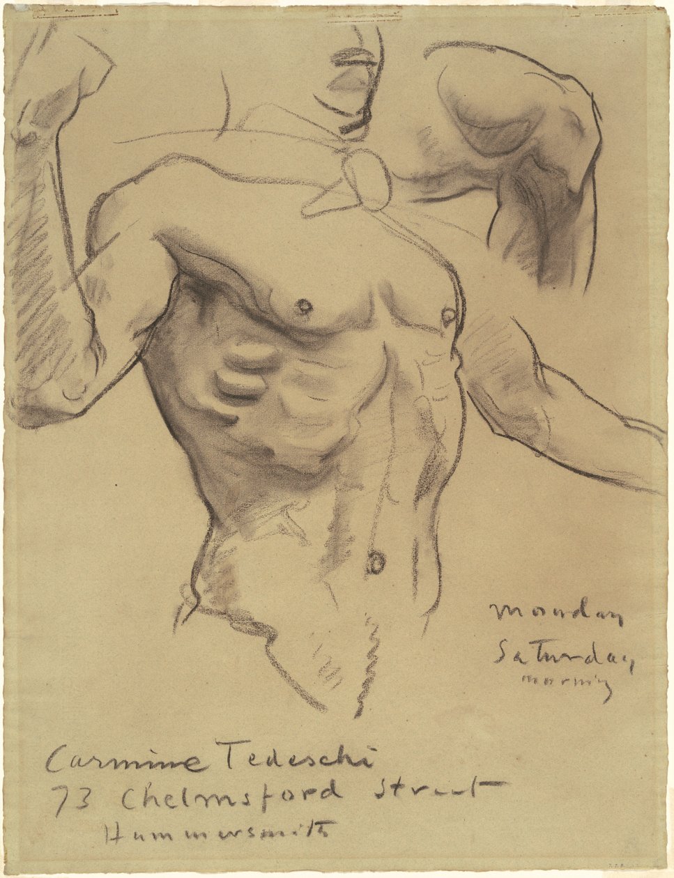 Estudio de la Resurrección para los Quince Misterios del Rosario de John Singer Sargent