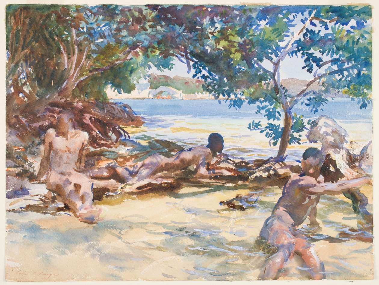 Los bañistas de John Singer Sargent