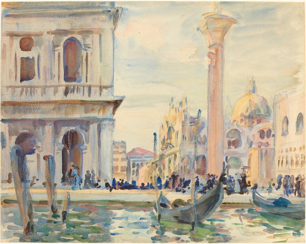 La Piazzetta de John Singer Sargent