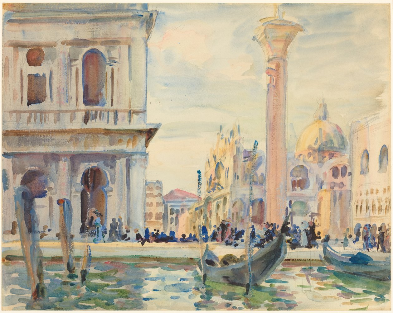 La Piazzetta de John Singer Sargent