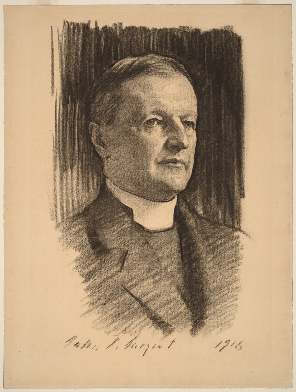 El reverendo William Lawrence de John Singer Sargent