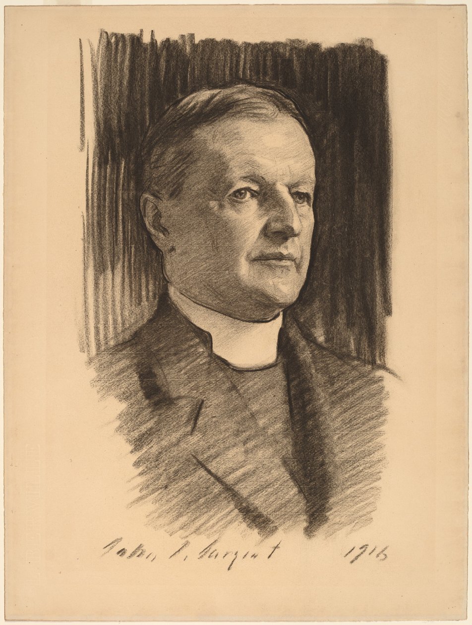 El reverendo William Lawrence, 1916 de John Singer Sargent