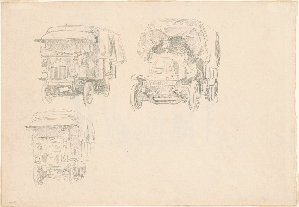Camiones (recto) de John Singer Sargent