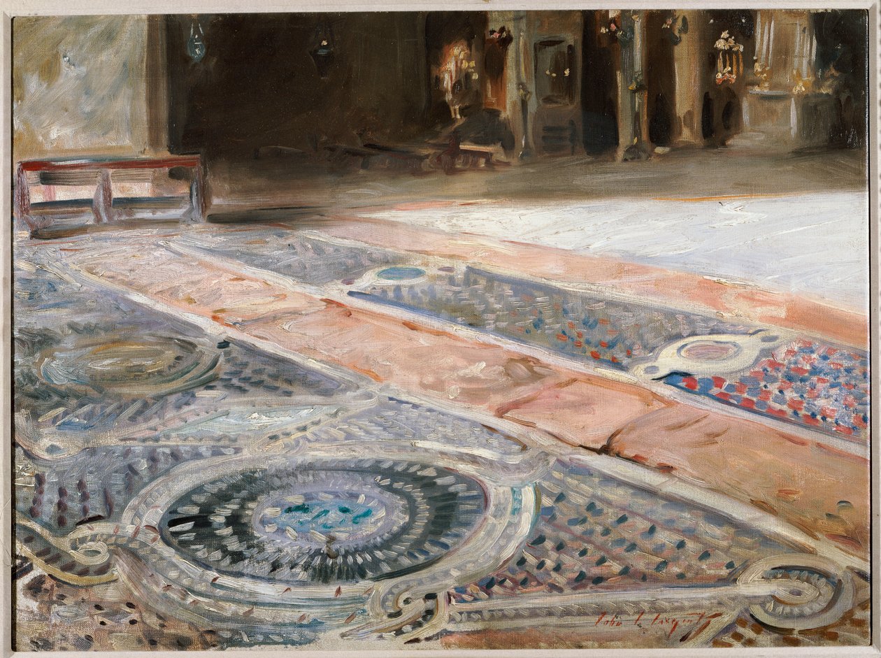 Interior veneciano de John Singer Sargent