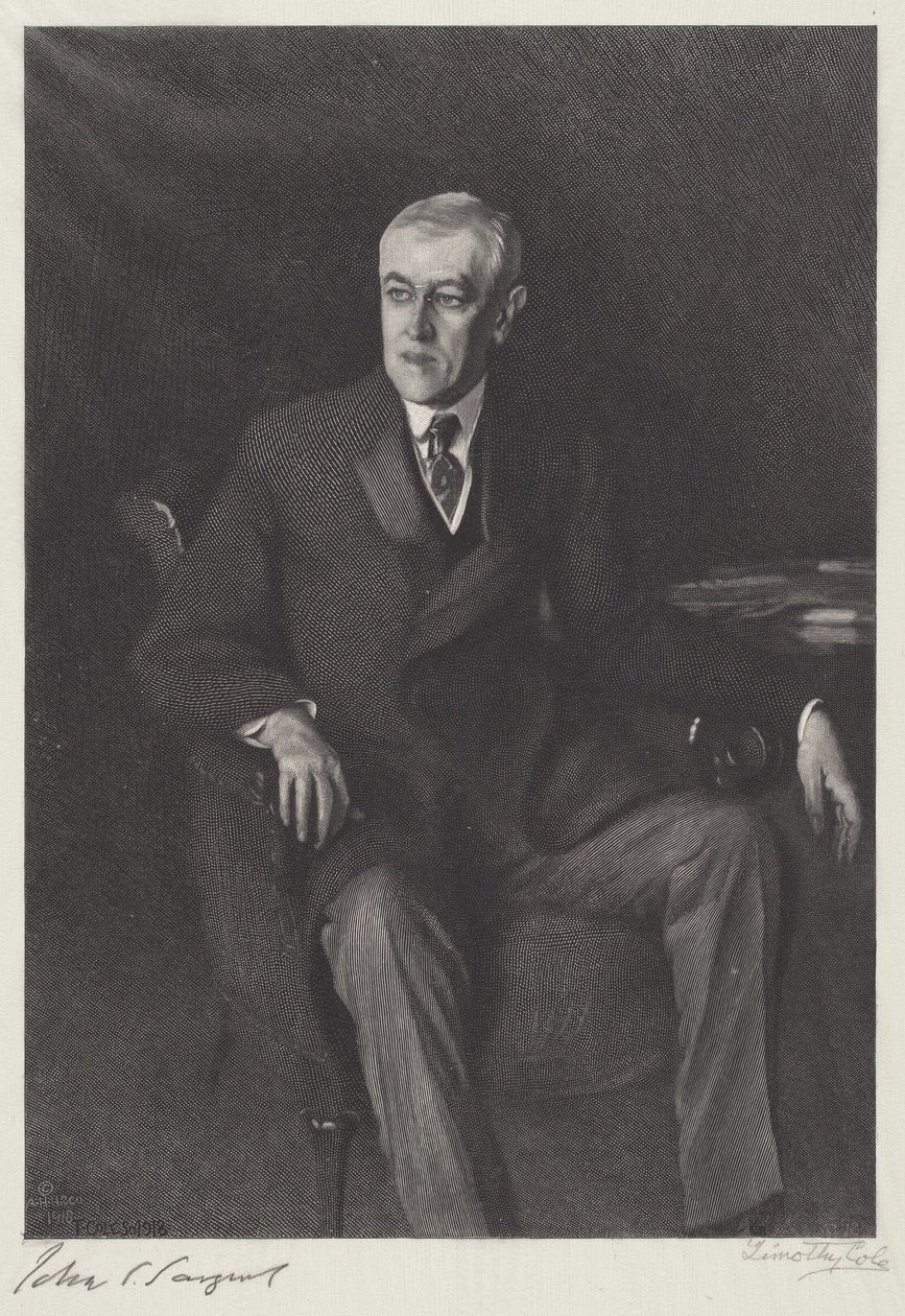 Woodrow Wilson de John Singer Sargent