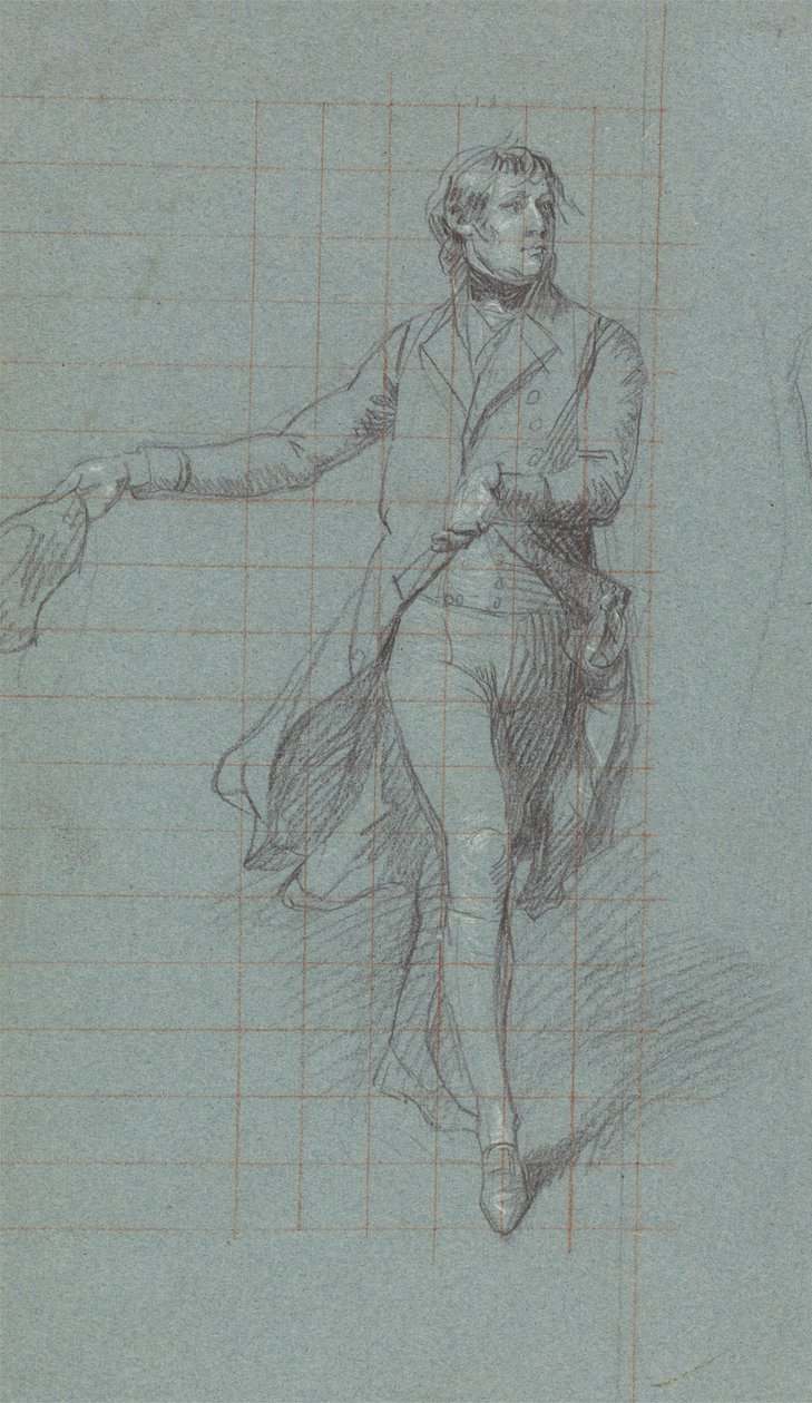 Capitán W. Fairfax, estudio de figura para la pintura de la Victoria de Lord Duncan de John Singleton Copley