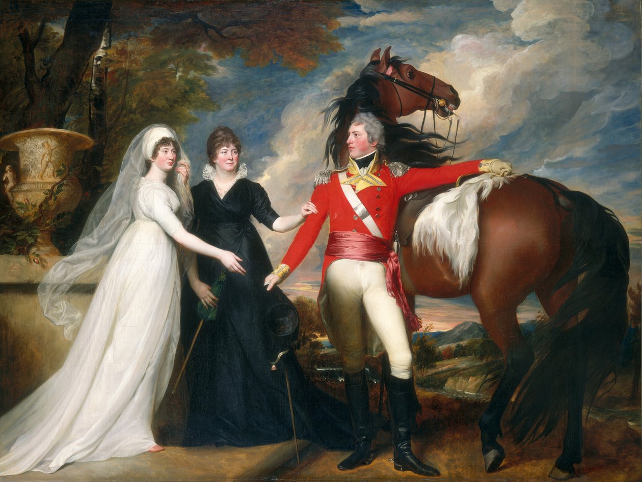 El coronel William Fitch y sus hermanas Sarah y Ann Fitch de John Singleton Copley