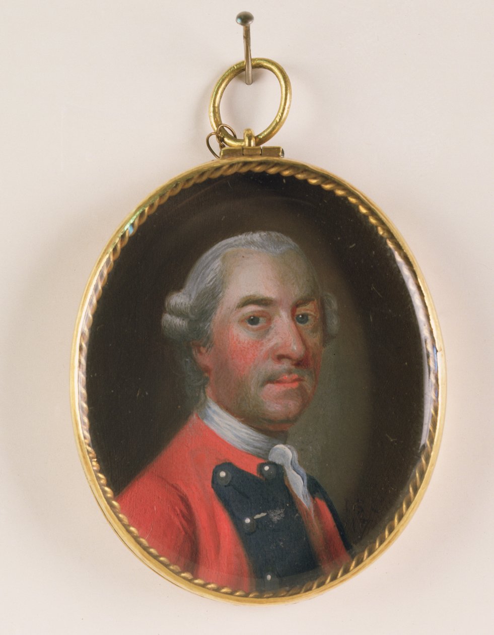 Retrato en miniatura de Sir John St. Clair de John Singleton Copley