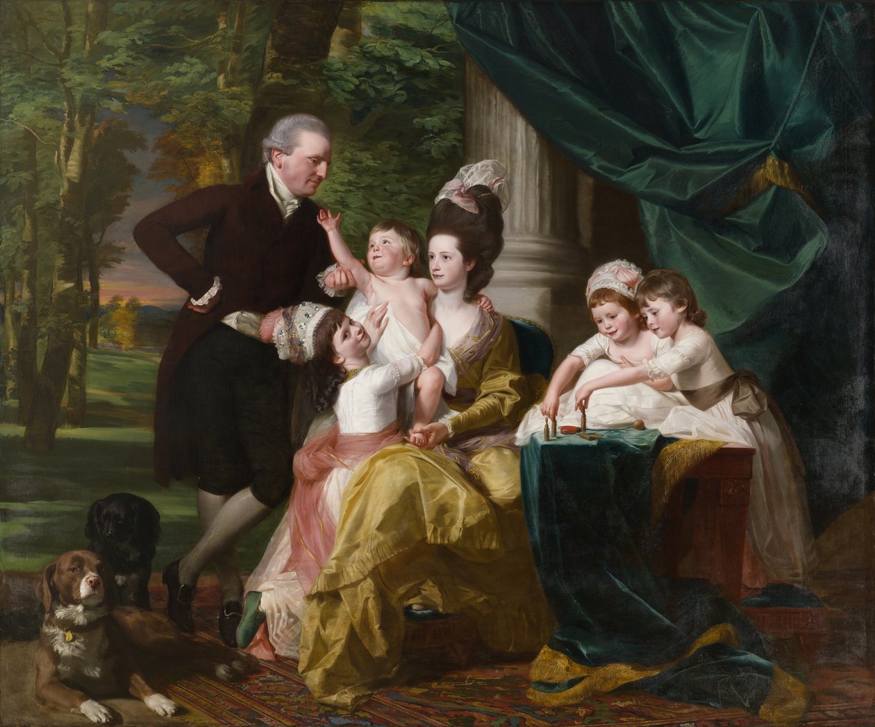 Sir William Pepperrell y su Familia de John Singleton Copley