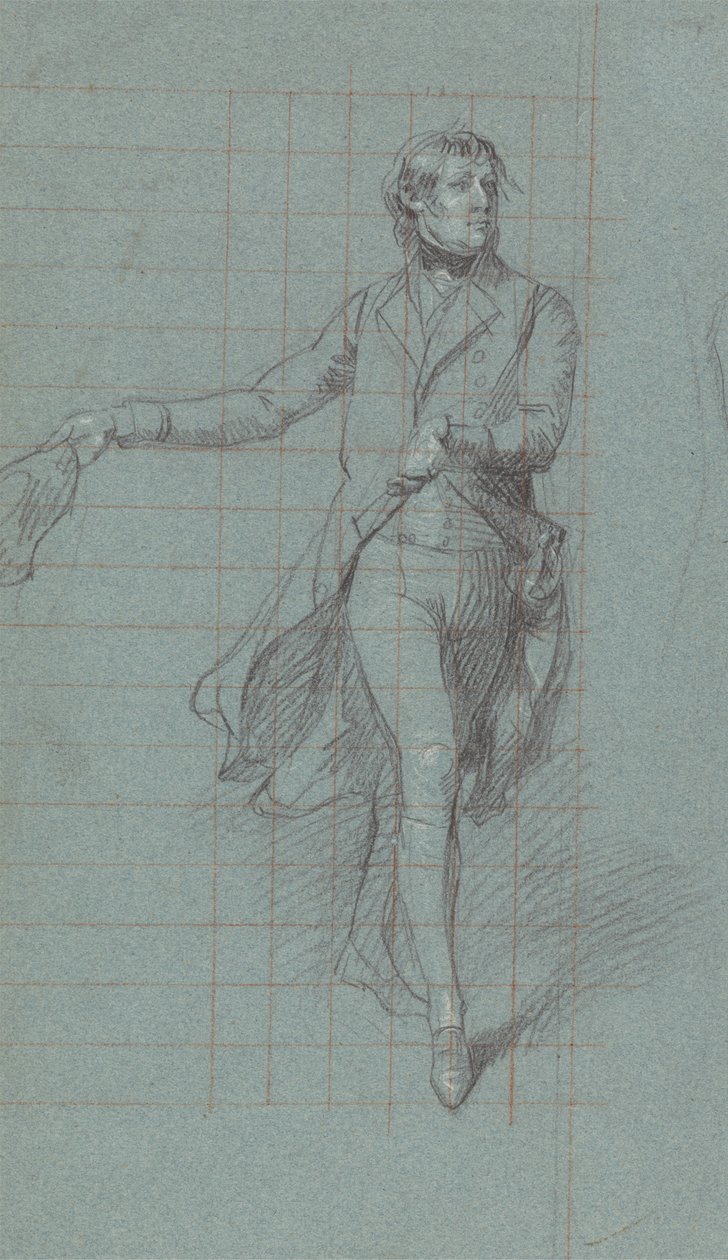 Estudio del capitán William George Fairfax para el cuadro "La victoria de Lord Duncan" de John Singleton Copley