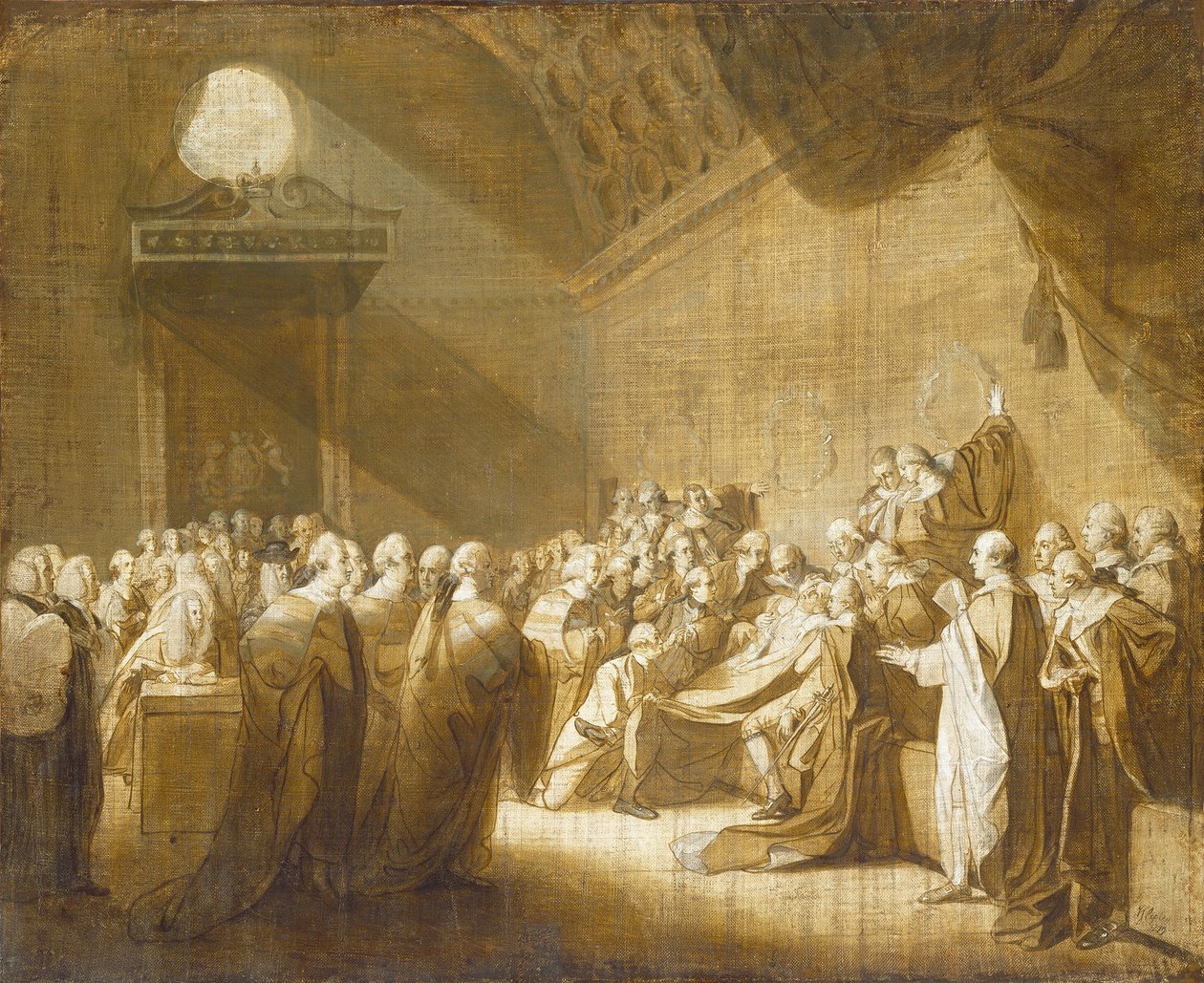 La muerte del Conde de Chatham de John Singleton Copley