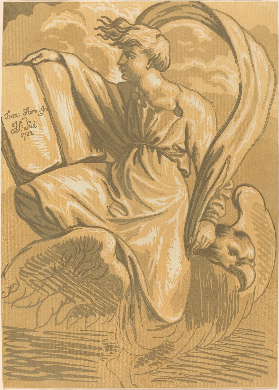 San Juan Evangelista de John Skippe after Parmigianino