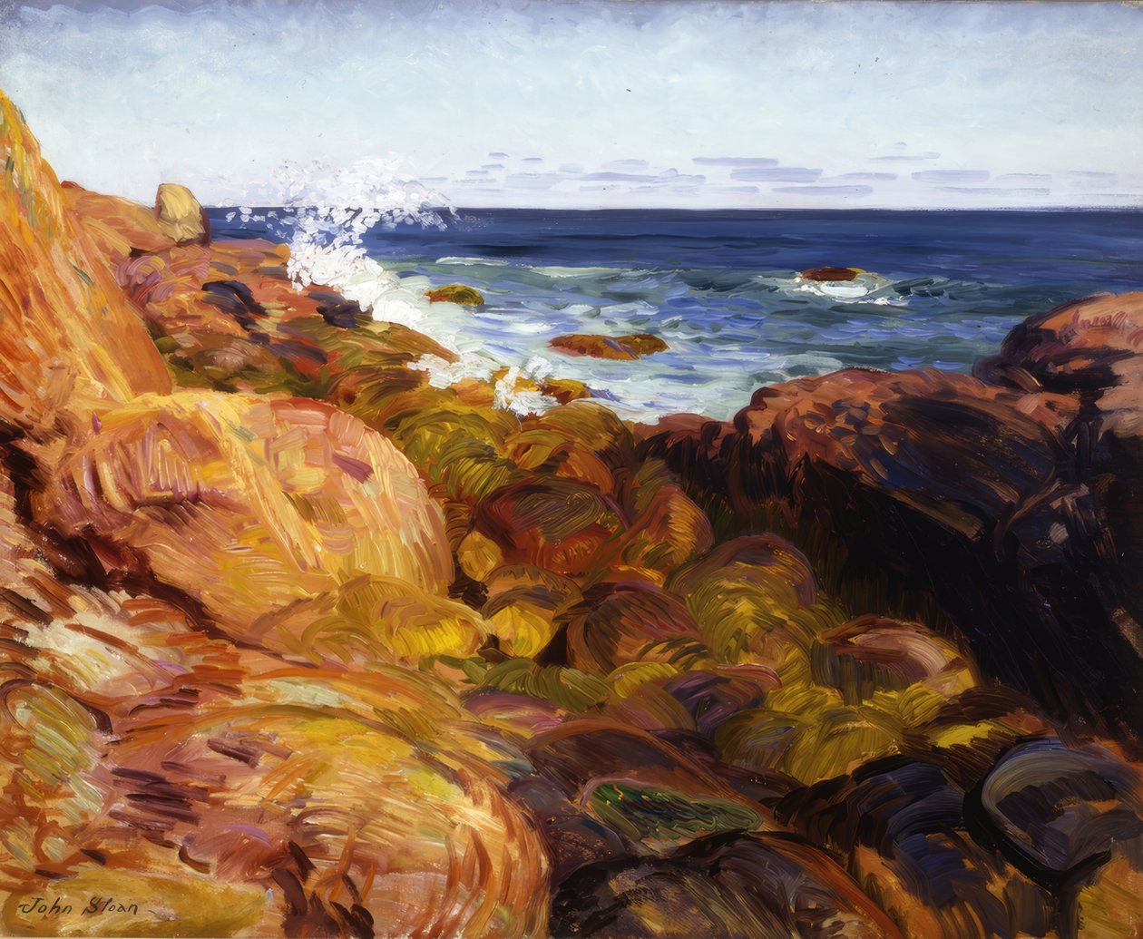 Barranco en marea baja de John Sloan