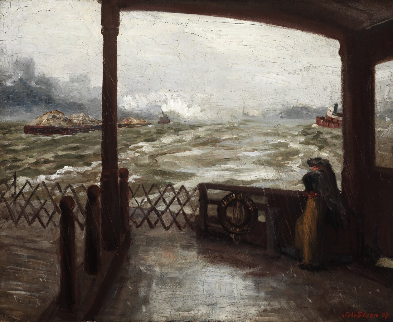 Estela del transbordador, nº 1 de John French Sloan