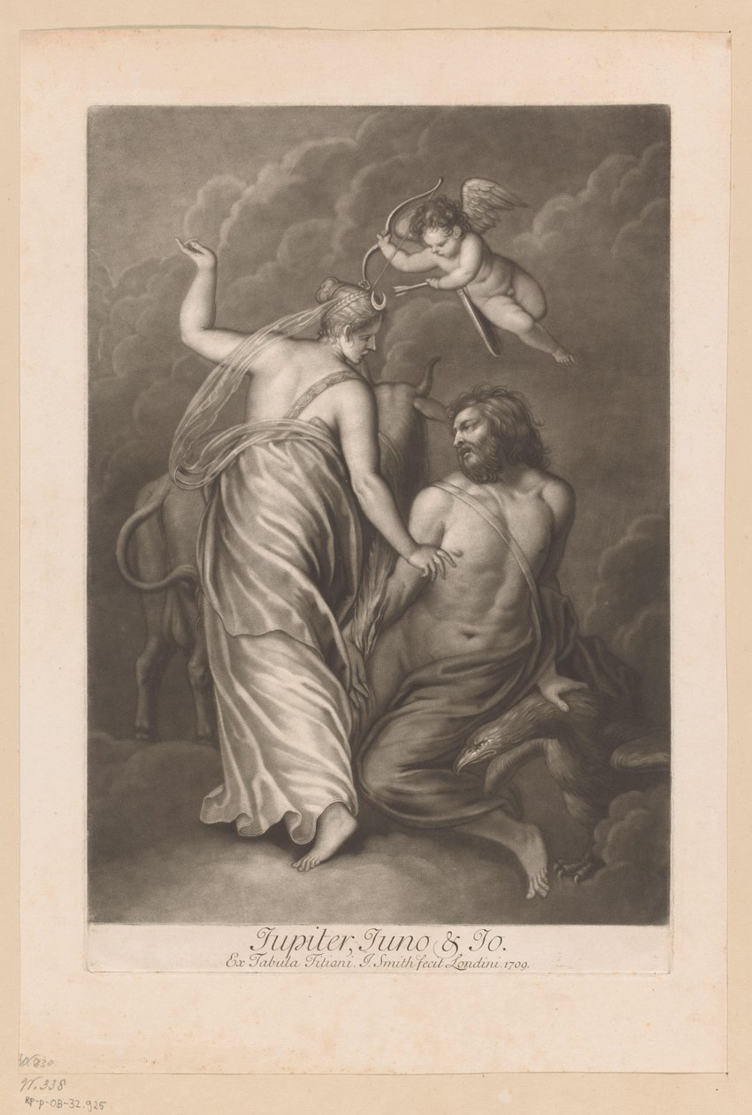 Júpiter, Juno en Io Júpiter, Juno y Jo (título sobre el objeto) Liefdesaffaires van de goden (título de la serie) Amores de los dioses (título de la serie) de John Smith