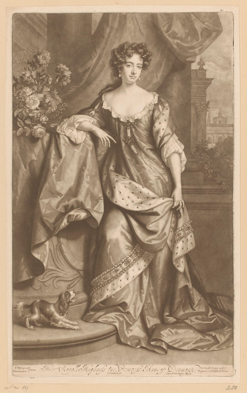Retrato de Ana de Dinamarca de John Smith