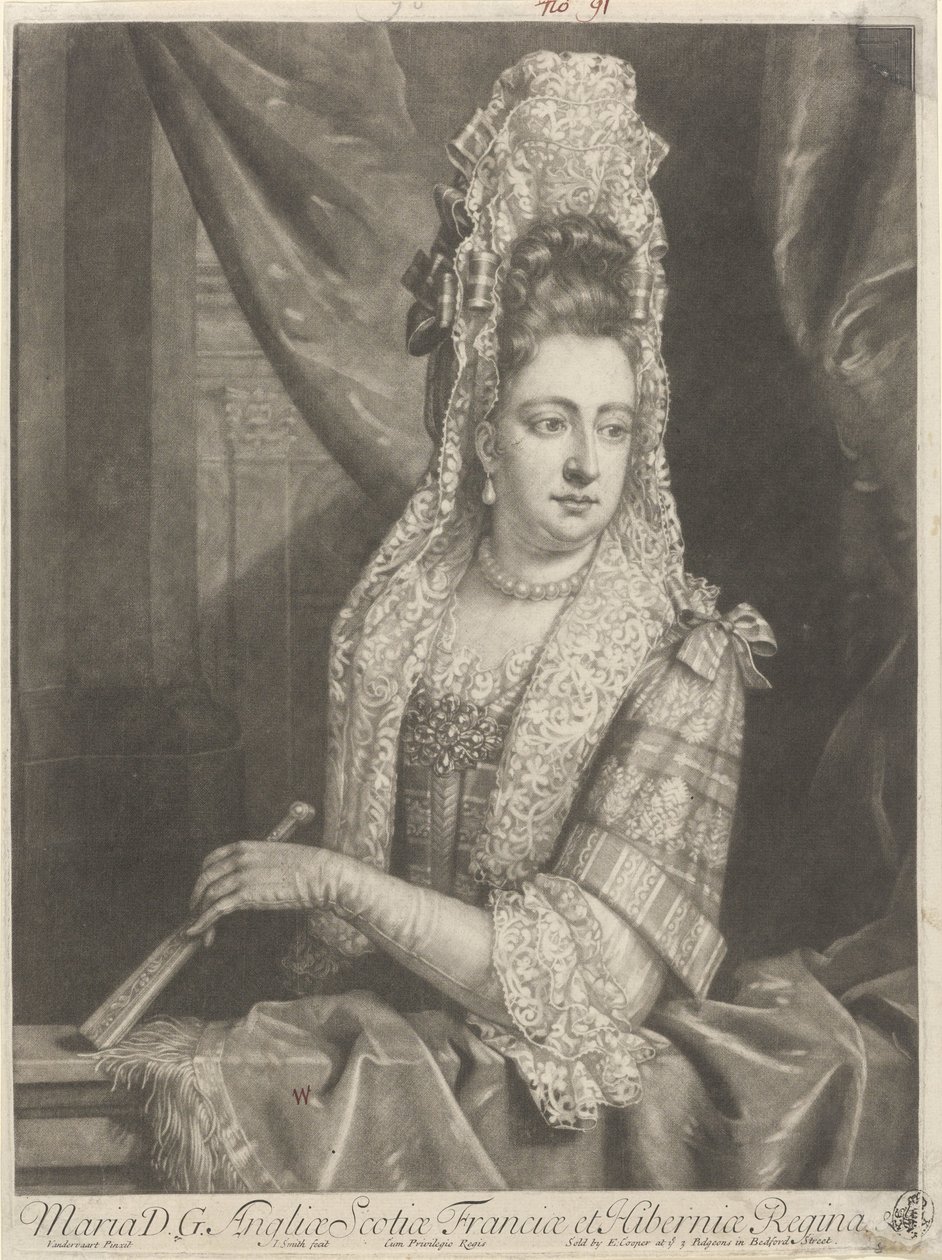 Retrato de María II Estuardo de John Smith