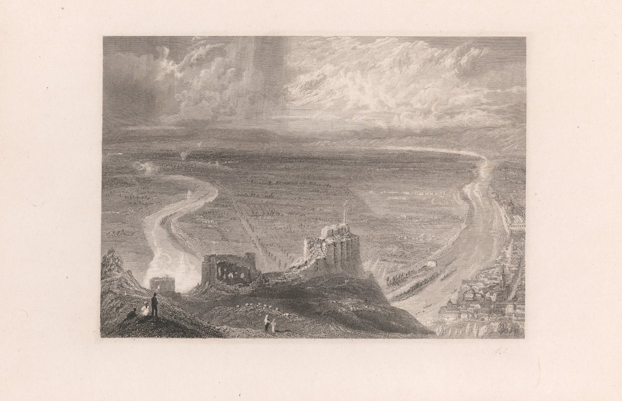 Chateau Gaillard, desde el este de John Smith