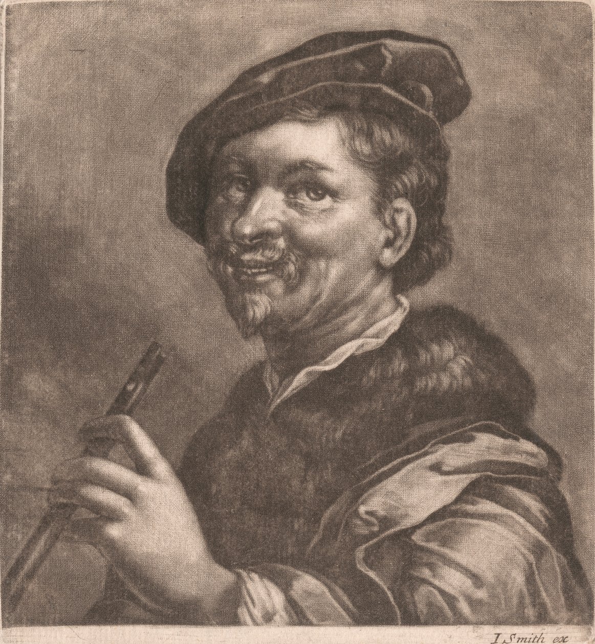Hombre tocando la flauta de John Smith