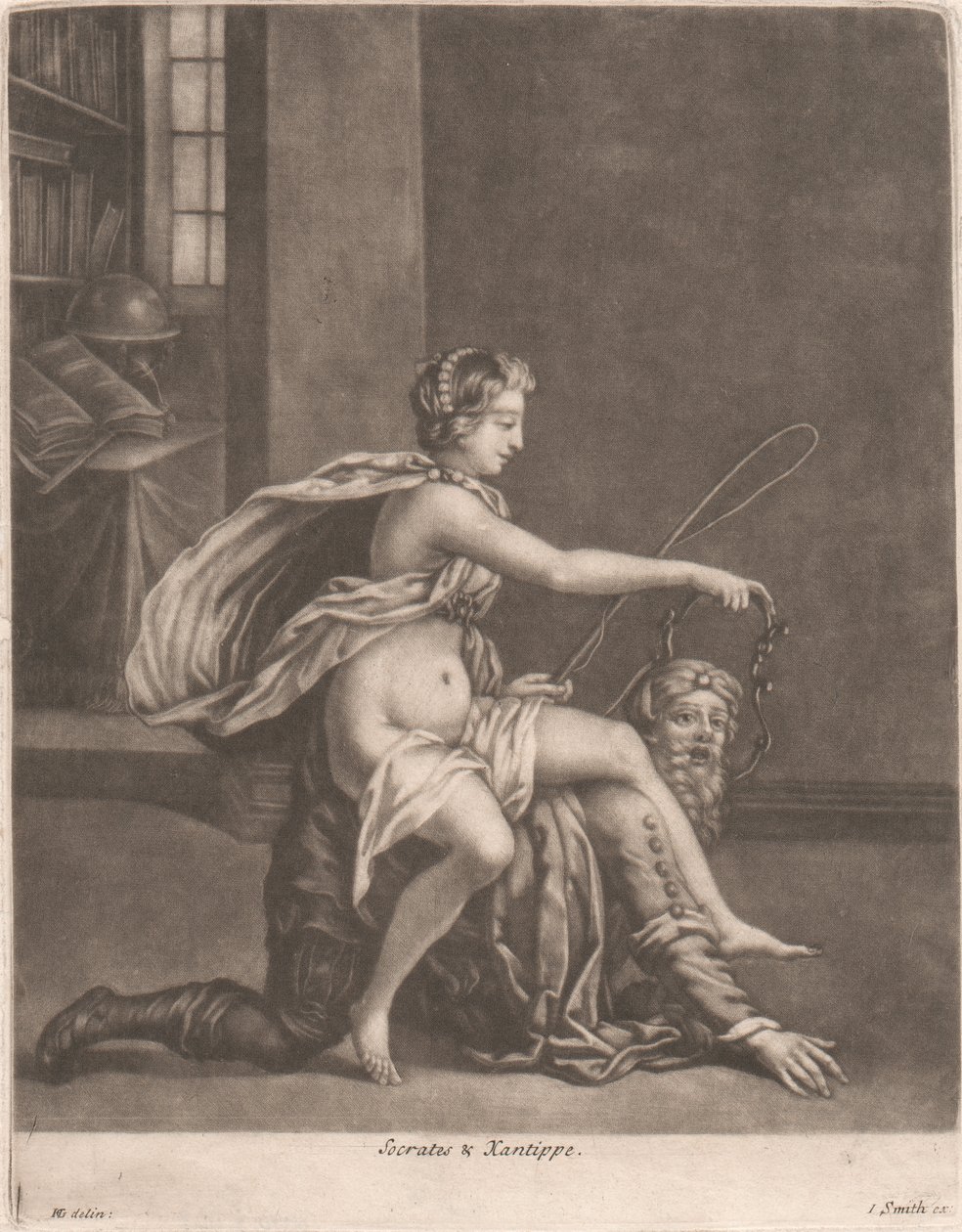Sócrates y Xantippe de John Smith