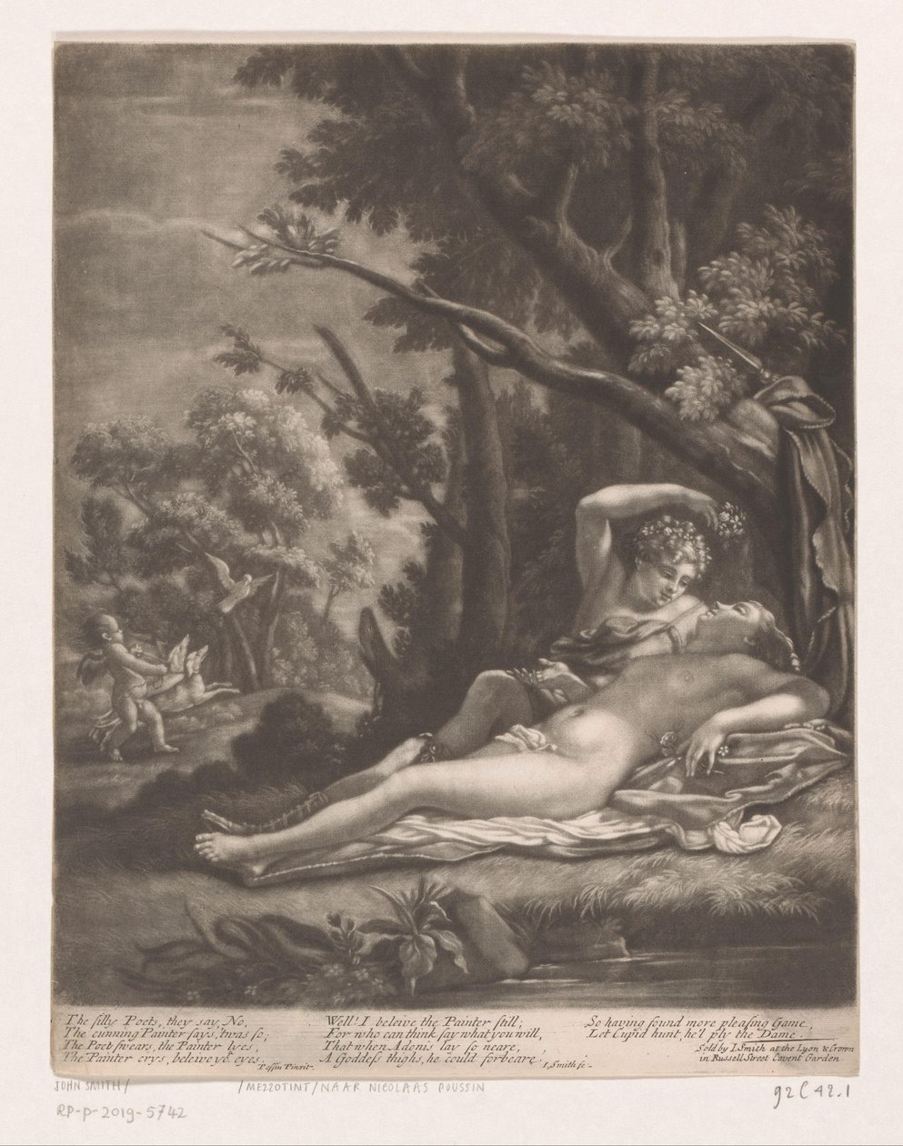 Venus en Adonis de John Smith