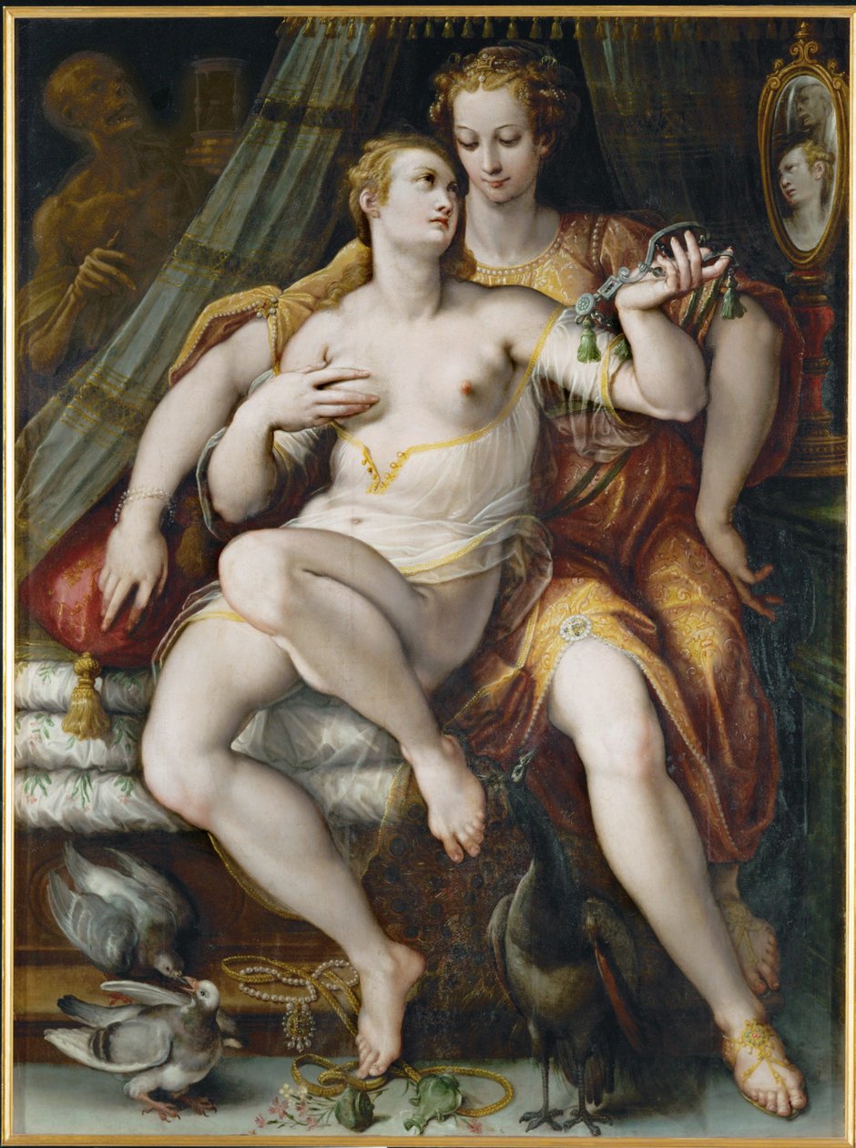 Modestia desarmando Vanidad y Muerte ... de John Snr. Holland