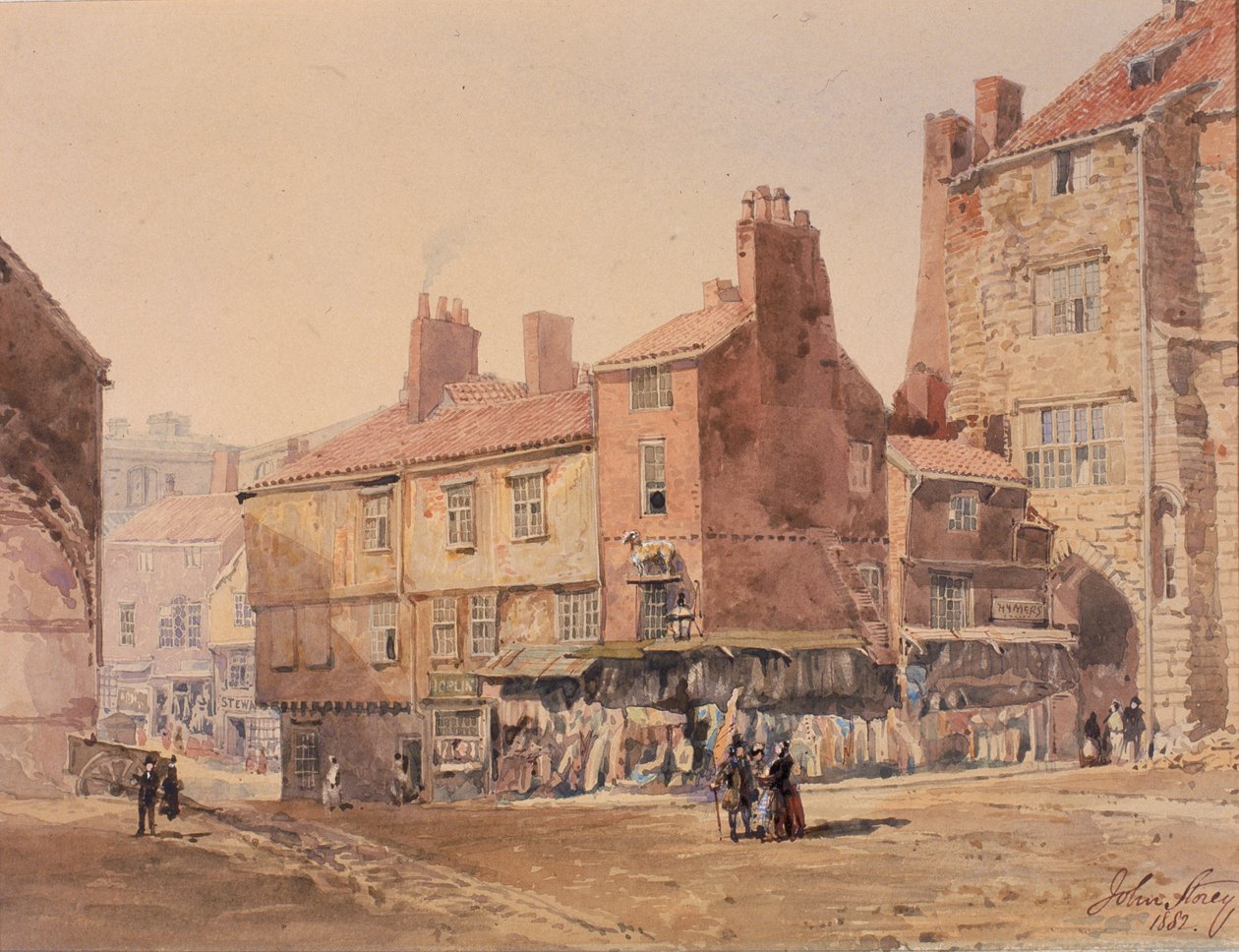 Casas, King Street, cerca de la Puerta Negra de John Storey
