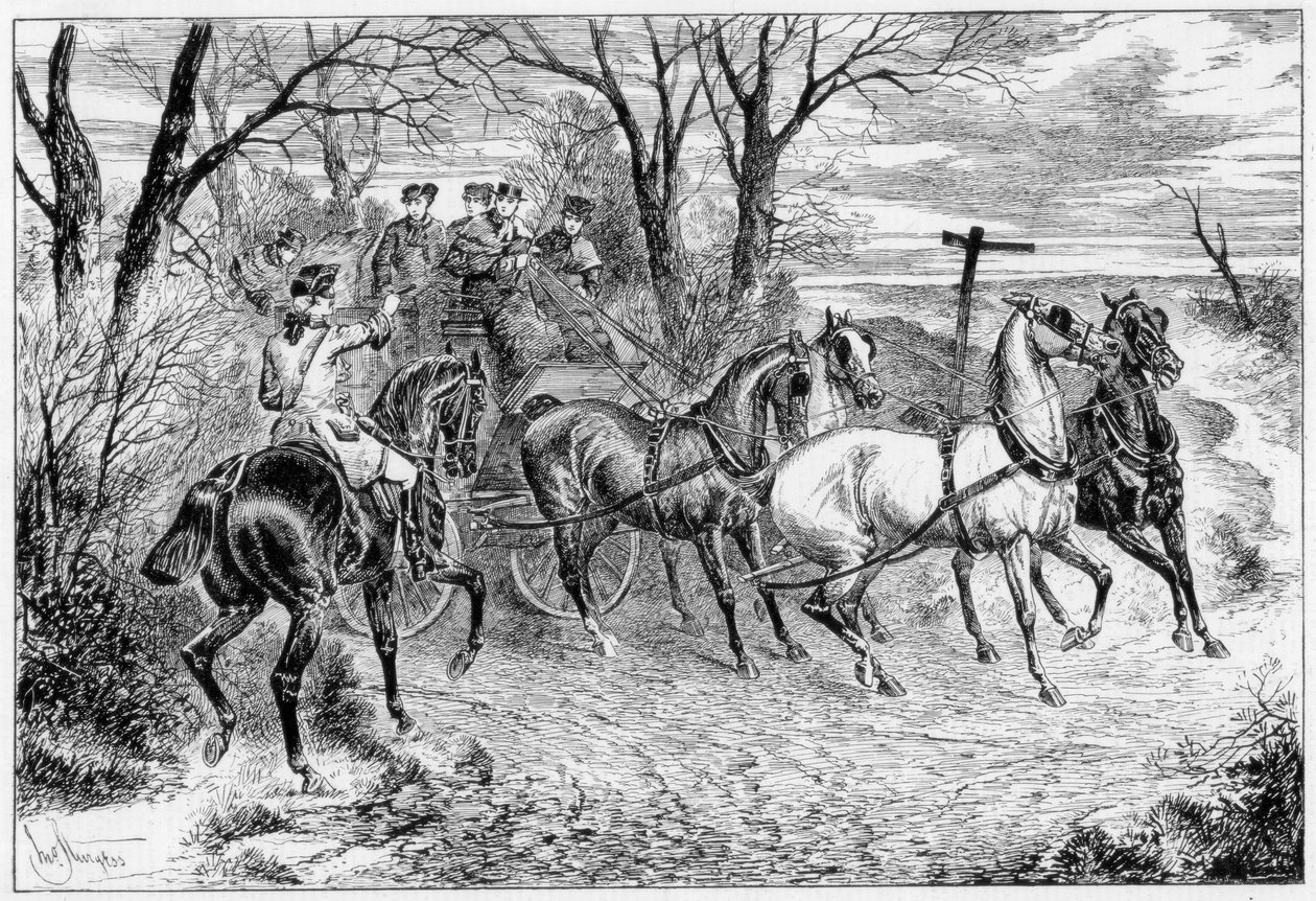 Un caballero del camino, 1881 de John Sturgess