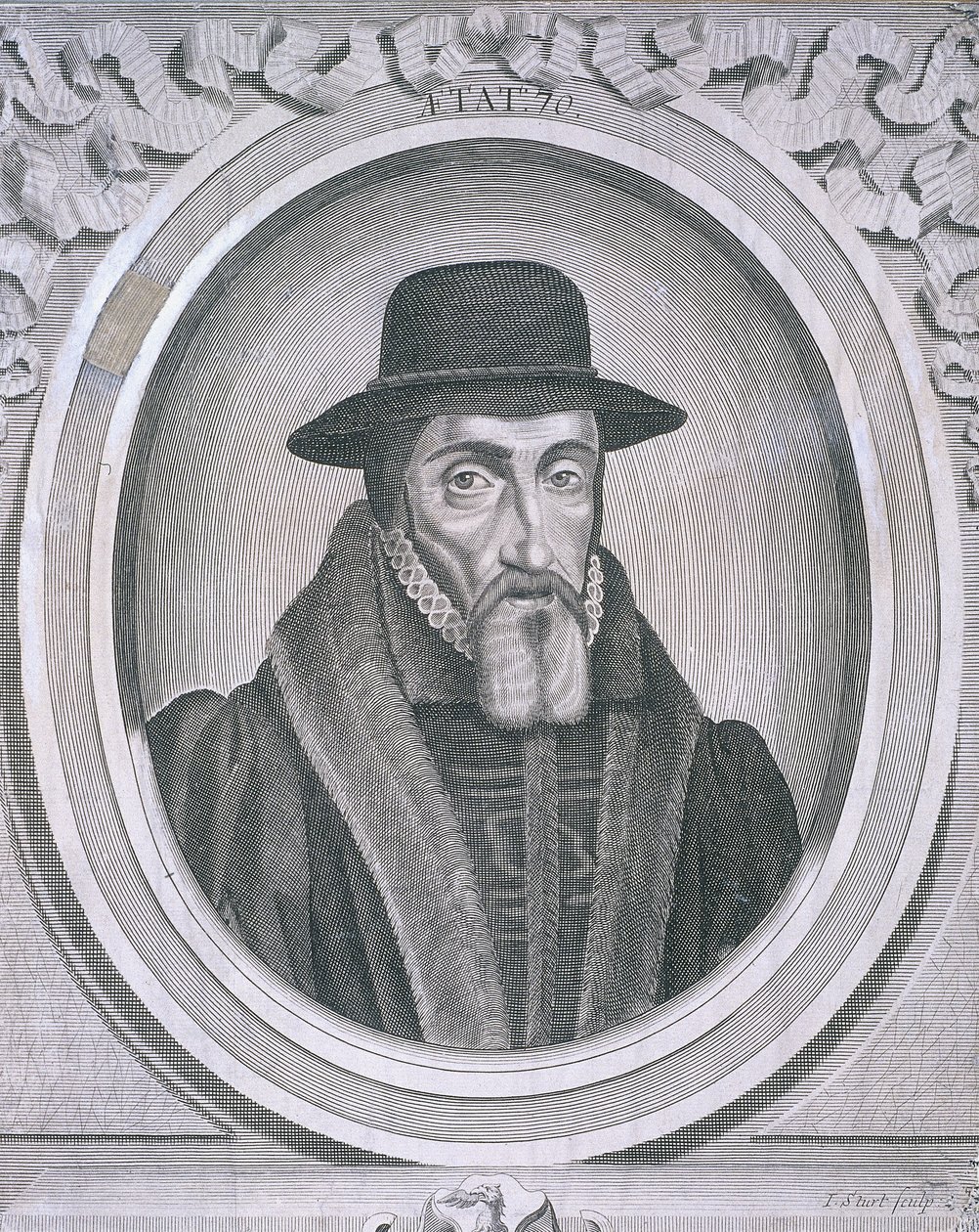 Retrato ovalado de John Foxe, c1570, c1700 de John Sturt