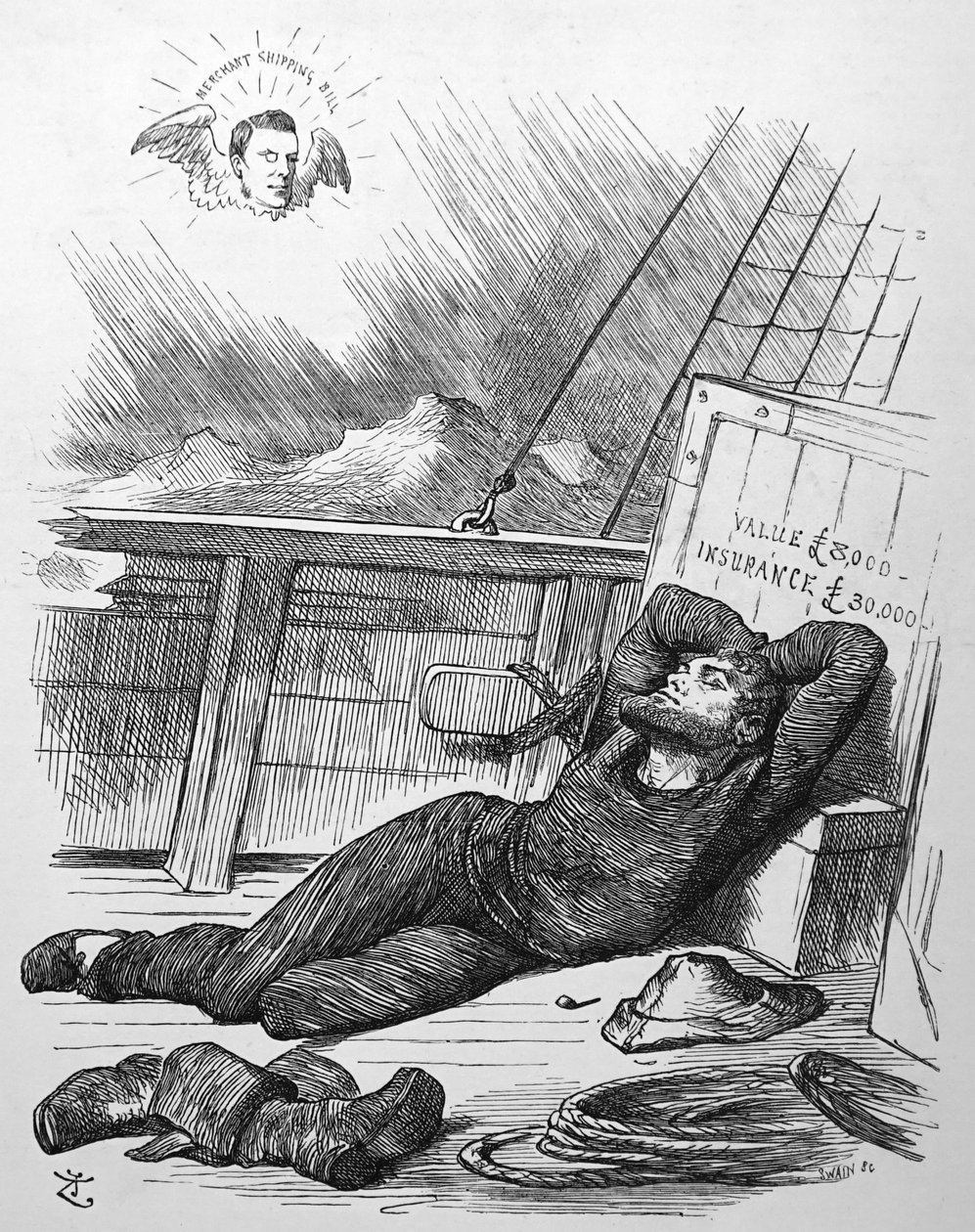 Un marinero de John Tenniel