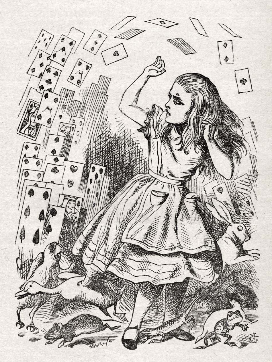 Alicia - regresando de de John Tenniel