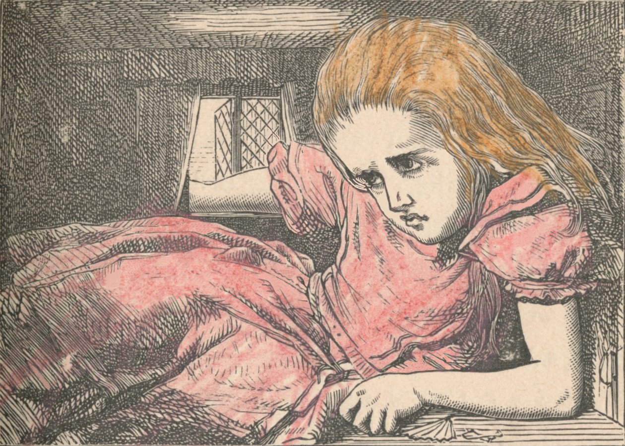 Alicia, mientras crece, 1889 de John Tenniel